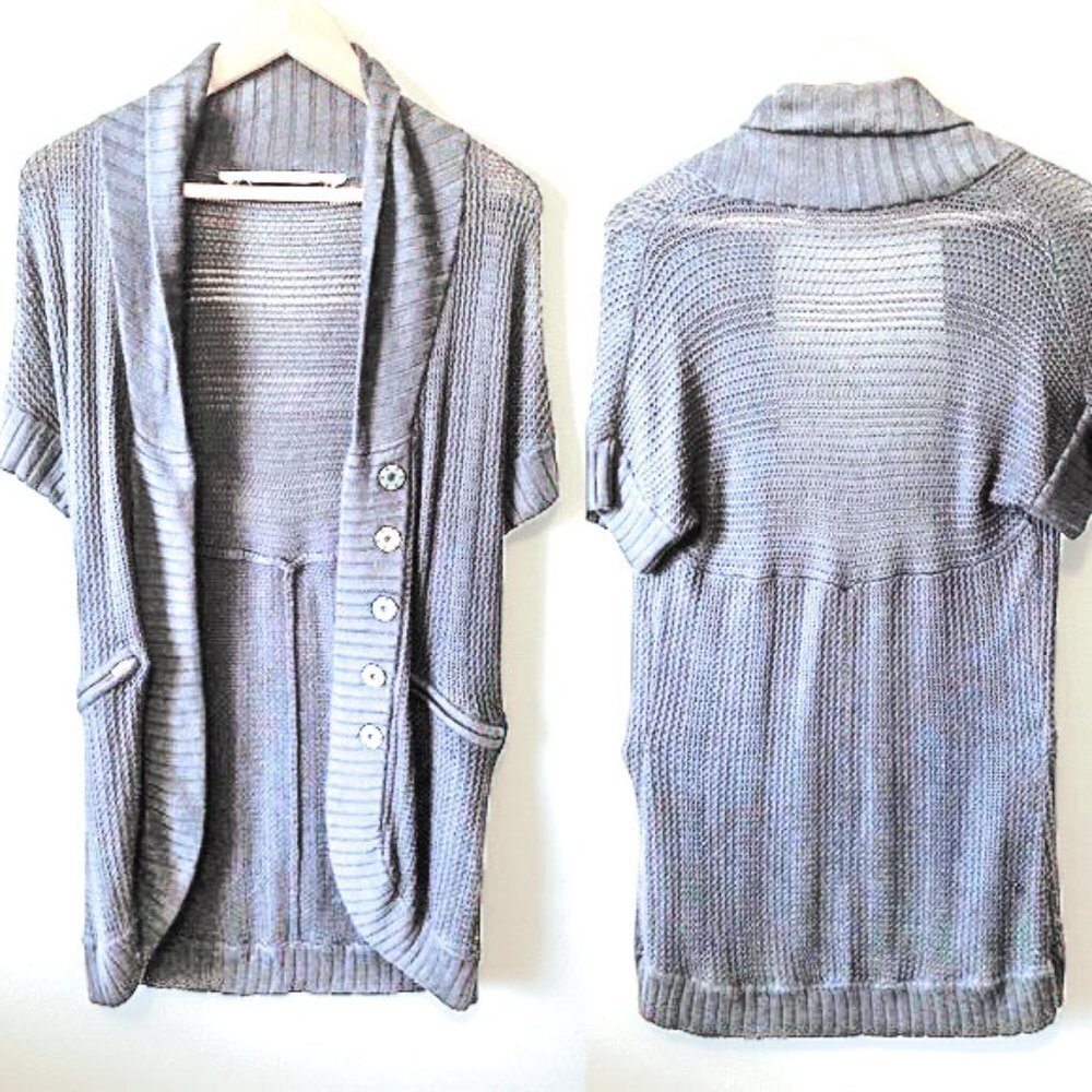 Athleta Knit Tunic Sweater Gray Small - Picture 4 of 10